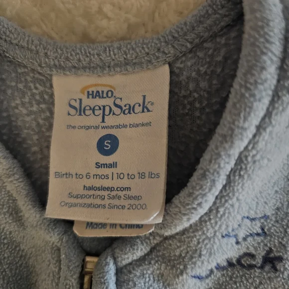 Halo Light Blue Baby Sleep Sack - Picture 6 of 6